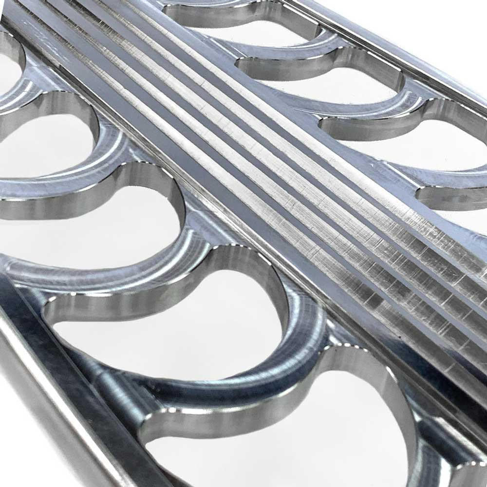 36" Billet Aluminum CNC Machined Longboard Skate Board Complete