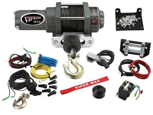 MOTO ALLIANCE VIPER MAX 4000 LB WINCH W/ SYNTHETIC LINE