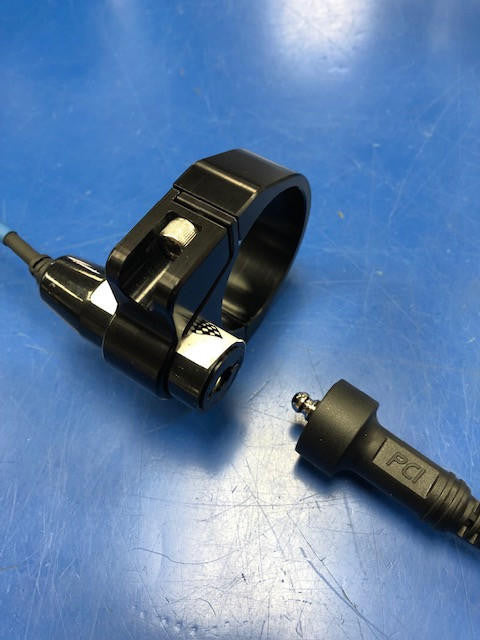 UTV INC 1.5" BILLET ALUMINUM PCI & RUGGED RADIO 1/4" HEADSET PLUG JACK MOUNT