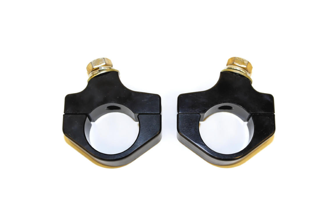 UTV INC 1.5" BLACK CLAMP ON DUALLY LIGHT MOUNTS