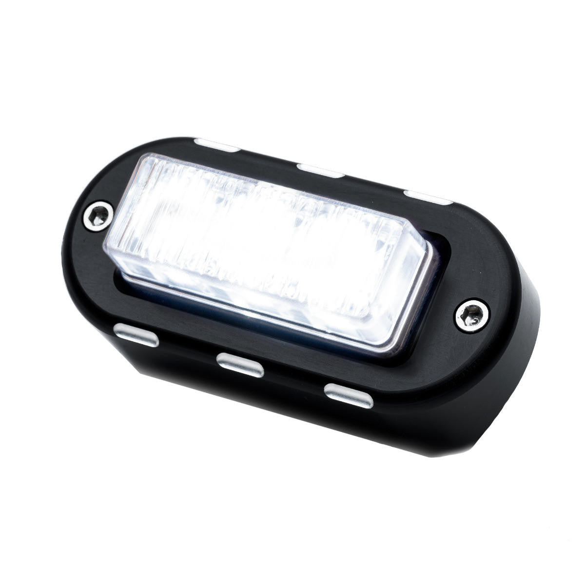 UTV INC 1.75" BILLET ALUMINUM 12 FUNCTION FLASHING WHITE LED CHASE LIGHT