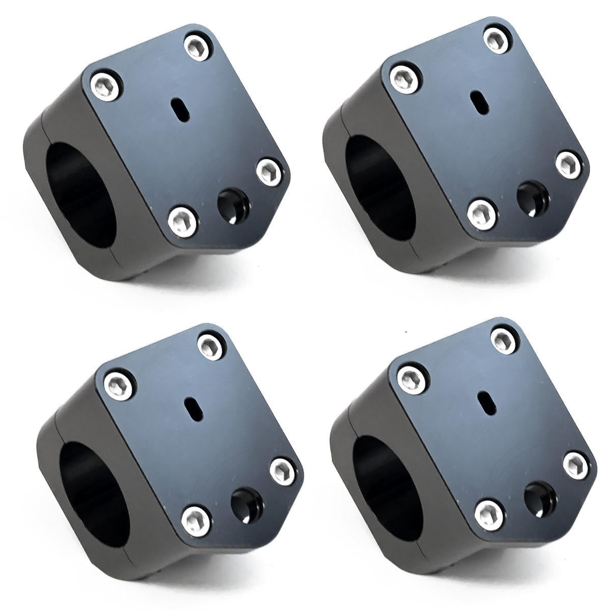 UTV INC 1.75" BILLET ALUMINUM CLAMP ON MOUNTING BRACKET KIT FOR POLARIS CLICK-6 HARNESS