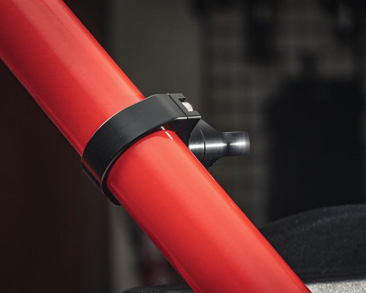 UTV INC 1.75” CLAMP ON BLACK ANODIZED BILLET ALUMINUM ADJUSTABLE WHIP MOUNT