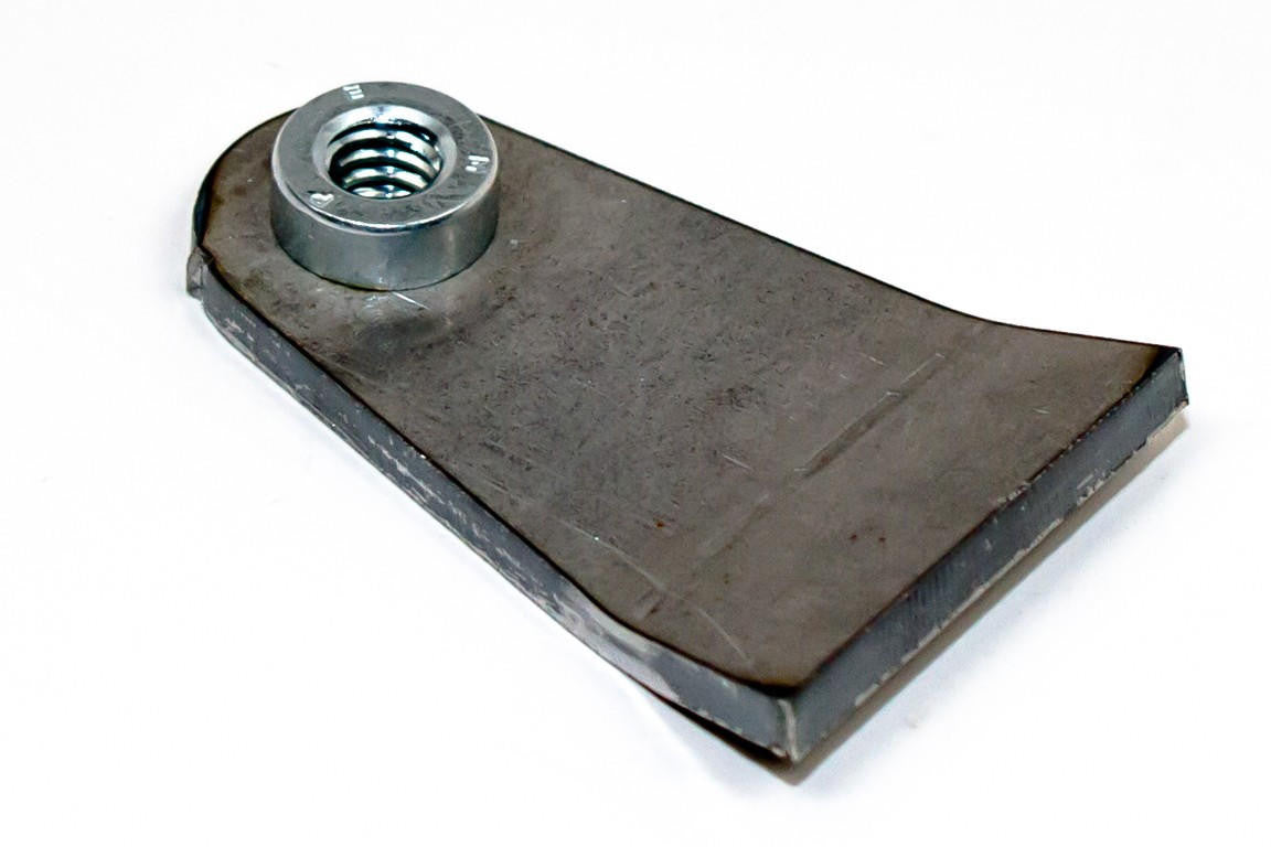UTV INC 10 GAUGE STEEL UNIVERSAL MOUNTING TAB 1/4-20 INSERT