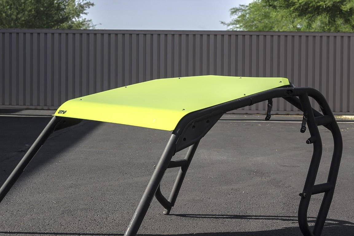 UTV INC 2014 + MANTA GREEN CAN AM MAVERICK 2 SEAT ALUMINUM ROOF