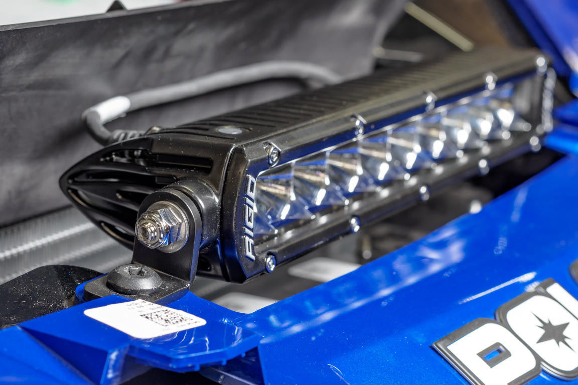 UTV INC 2019 + POLARIS RZR XP TURBO & TURBO S 10” SINGLE ROW HOOD GRILL LED LIGHT BAR MOUNTS