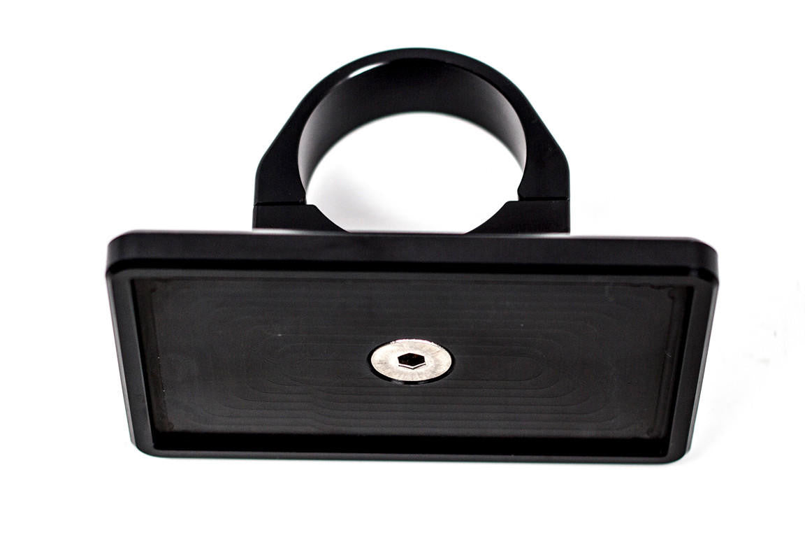 UTV INC BILLET 1.75" CLAMP ON REGISTRATION STICKER MOUNT BLACK