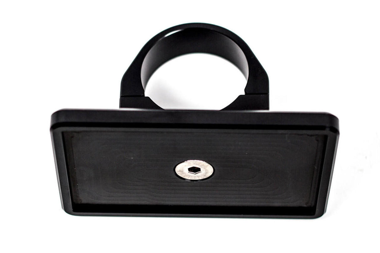 UTV INC BILLET 2" CLAMP ON REGISTRATION STICKER MOUNT BLACK