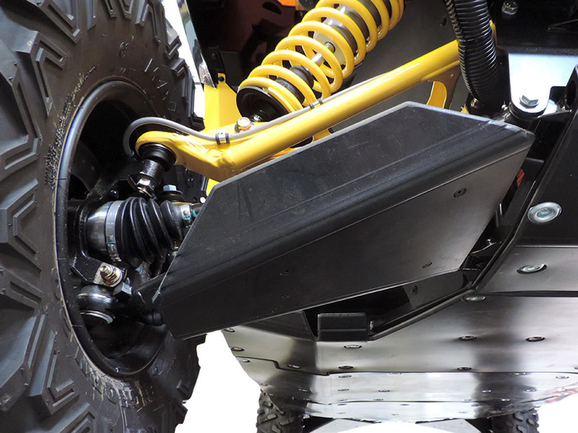UTV INC CAN AM MAVERICK & MAX 3/8" UHMW FRONT LOWER A ARM GUARDS