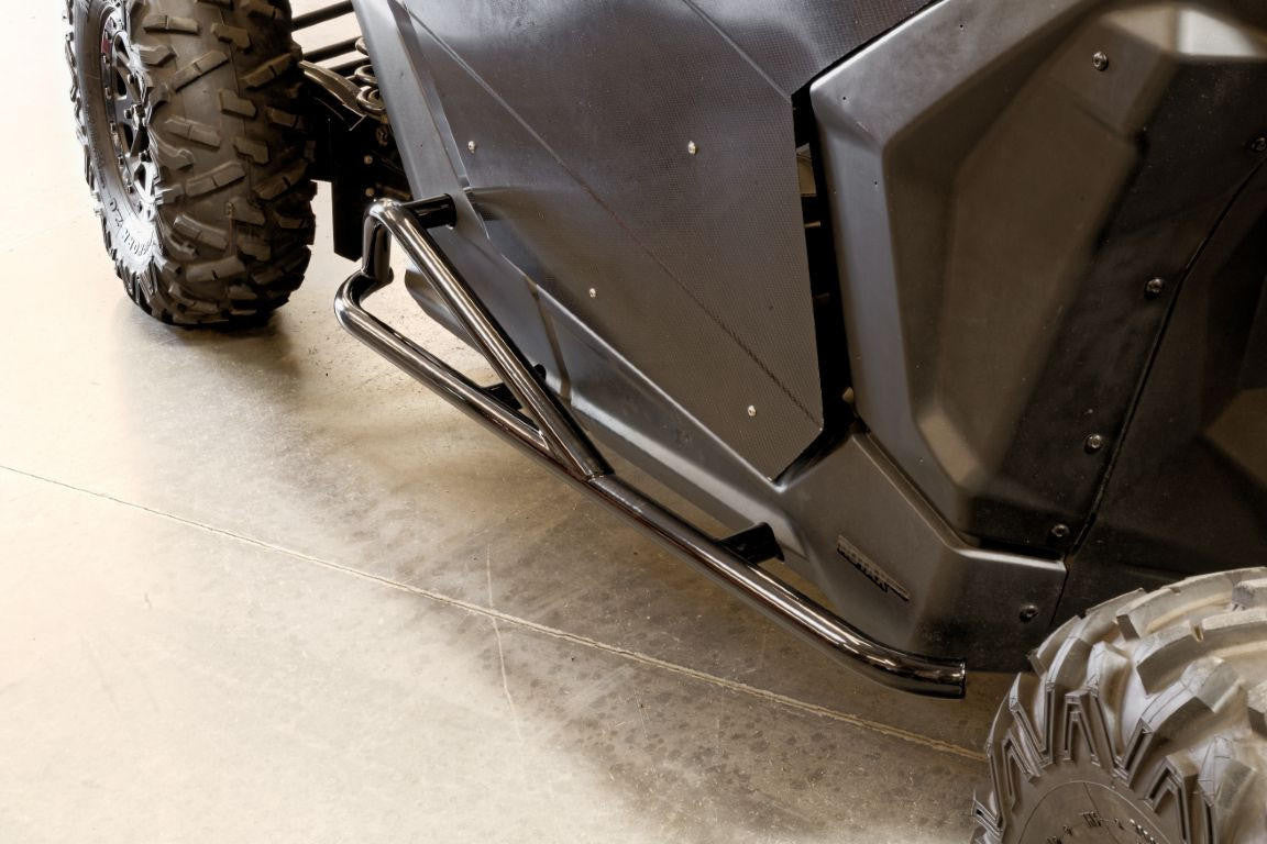 UTV INC CAN AM MAVERICK X3 2 SEAT NERF BAR ROCK SLIDER SIDE STEPS