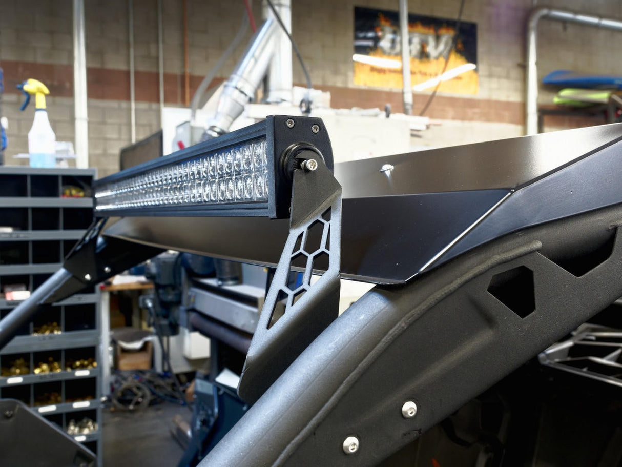 UTV INC X3 40" BAJA DESIGNS S-8 OR RIGID LIGHT BAR MOUNTS FOR UTV INC ROOF