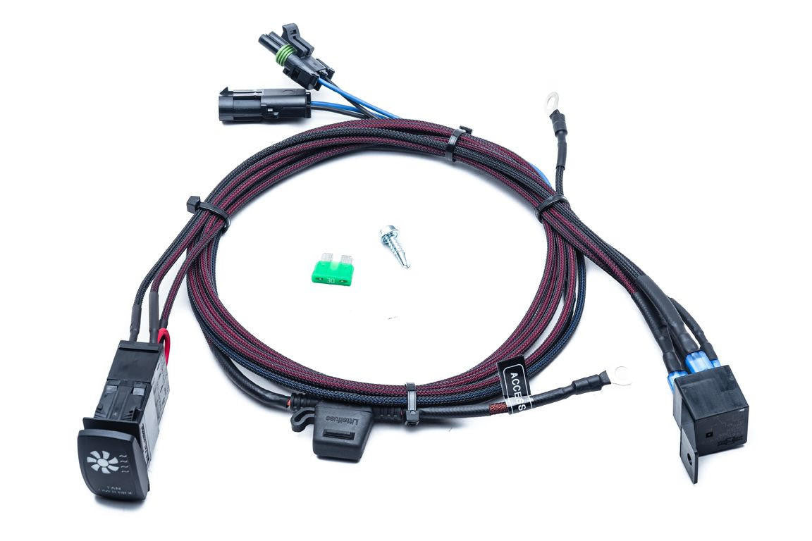 UTV INC CAN AM MAVERICK AND X3 PLUG AND PLAY BACK LIT FAN OVER RIDE KIT