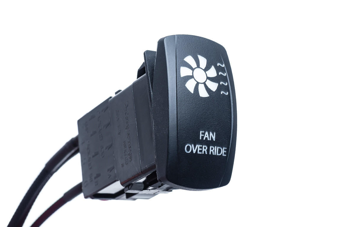 UTV INC CAN AM MAVERICK AND X3 PLUG AND PLAY BACK LIT FAN OVER RIDE KIT