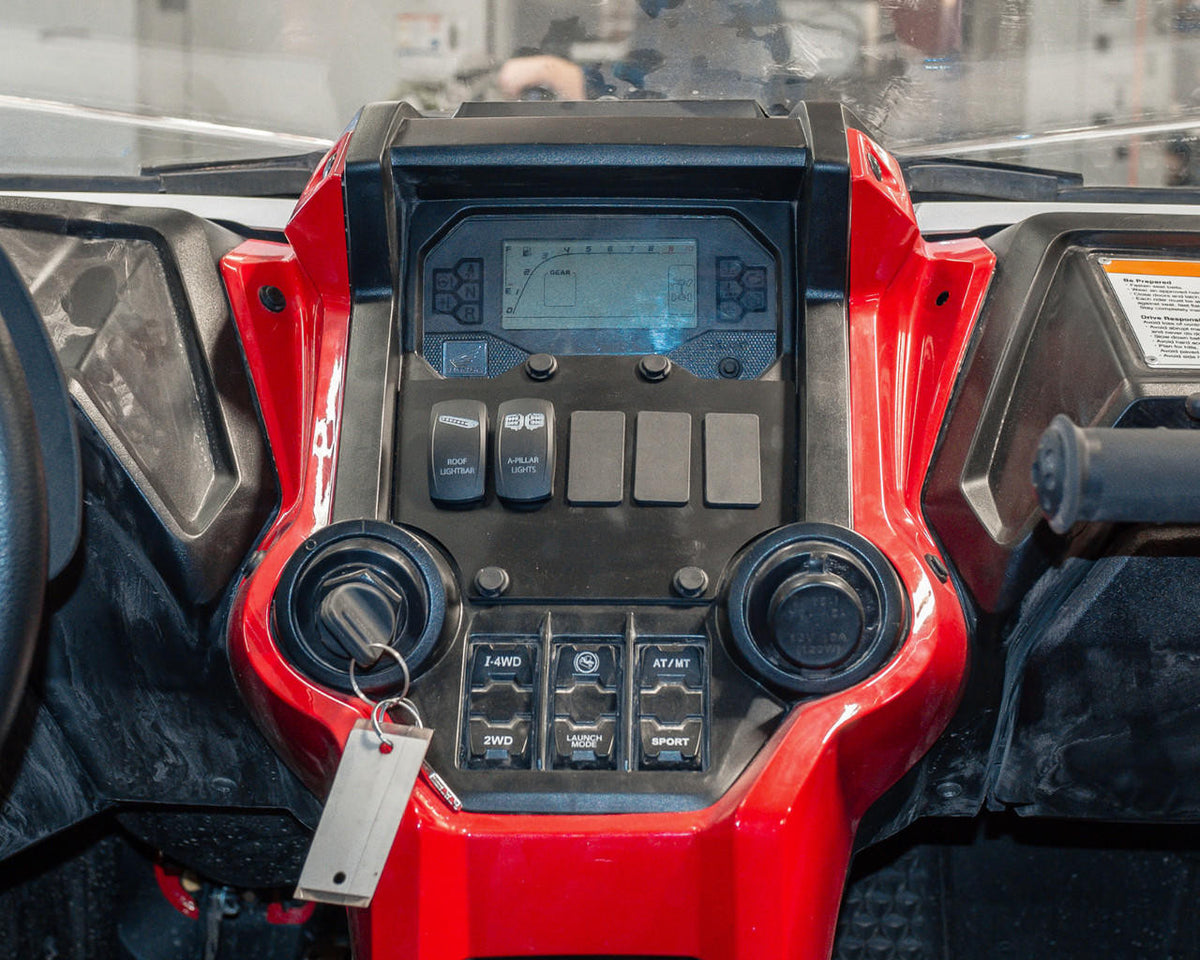 UTV INC HONDA TALON 5 SWITCH DASH PLATE