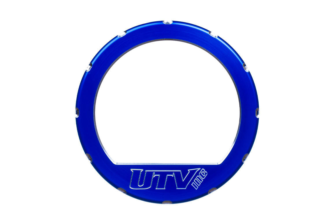 UTV INC POLARIS BILLET ALUMINUM SPEEDOMETER BEZEL - BLUE