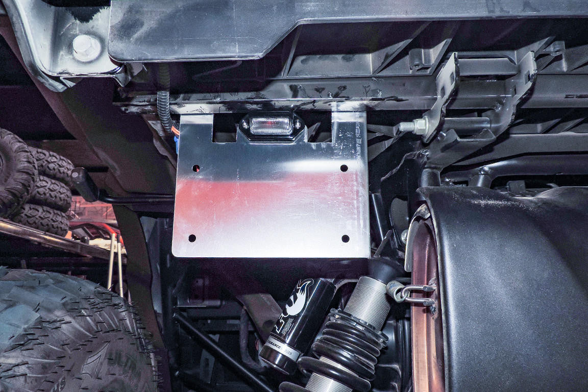 UTV INC POLARIS GENERAL 1000 LED LIGHTED LICENSE PLATE MOUNTING KIT