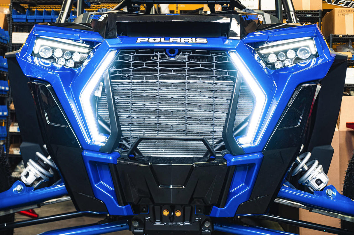 UTV INC POLARIS PLUG AND PLAY LED HEADLIGHT EYE BROW WIRING ADAPTER