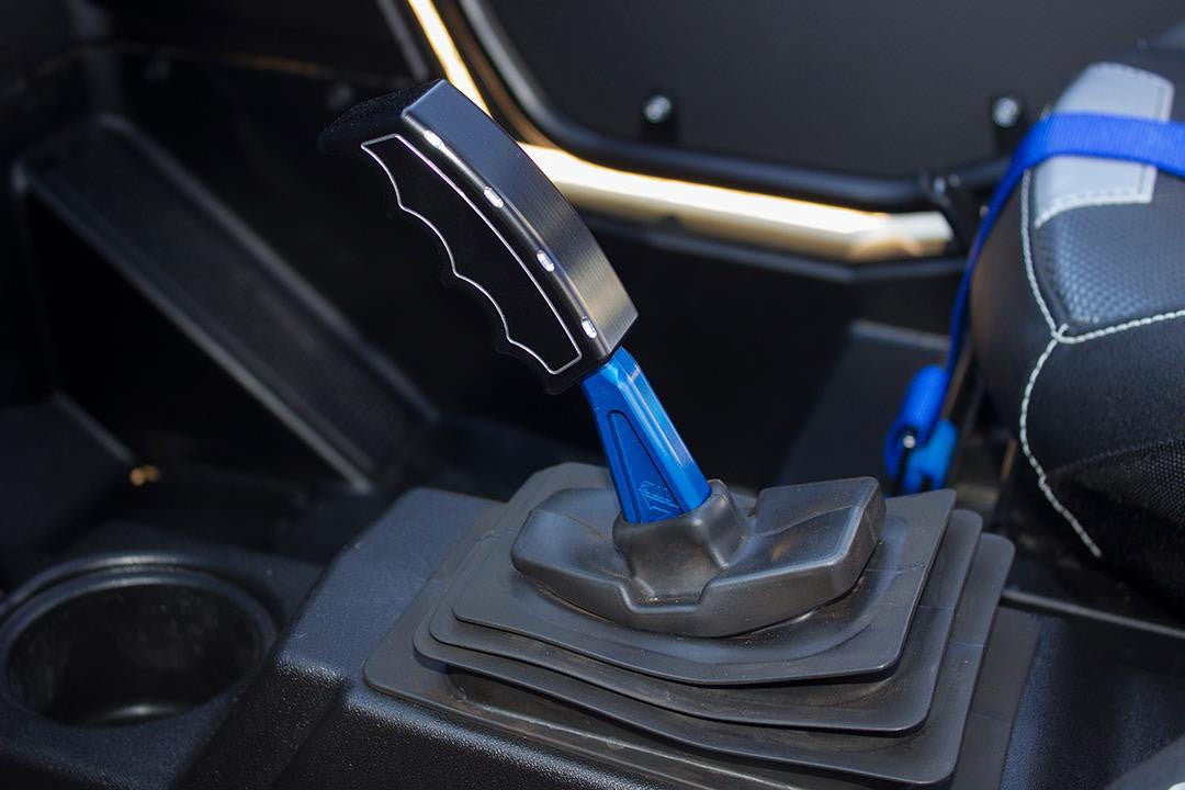 UTV INC POLARIS RZR BLUE SHIFTER ARM & BLACK SHIFT HANDLE - LIMITED EDITION