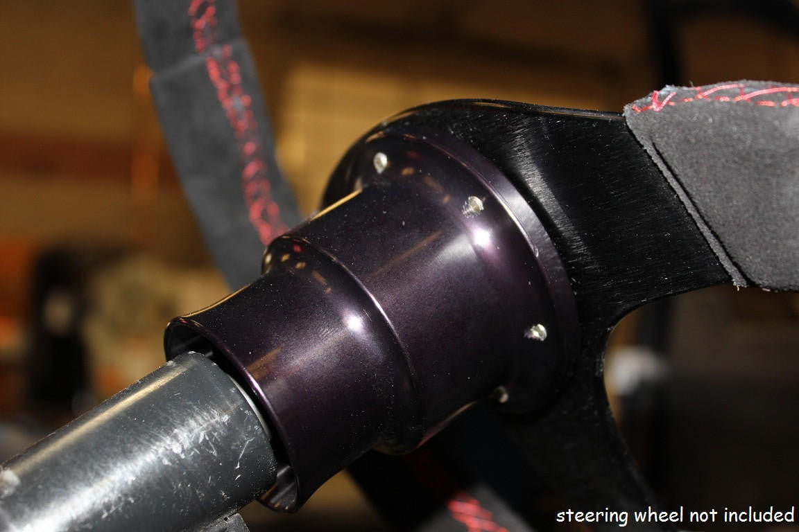 UTV INC POLARIS RZR FIXED 5 & 6 BOLT BILLET STEERING WHEEL HUB