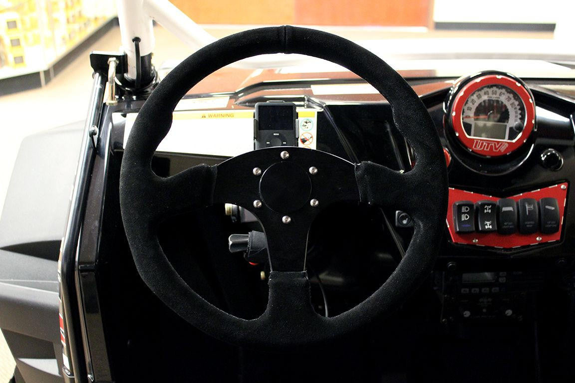 UTV INC POLARIS RZR IPHONE 4 4S BILLET STEERING WHEEL MOUNT