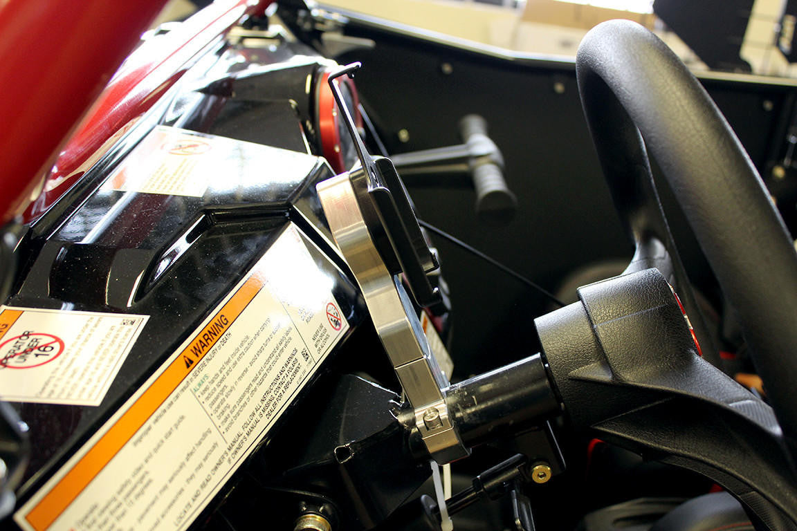 UTV INC POLARIS RZR IPHONE 5 BILLET STEERING WHEEL MOUNT