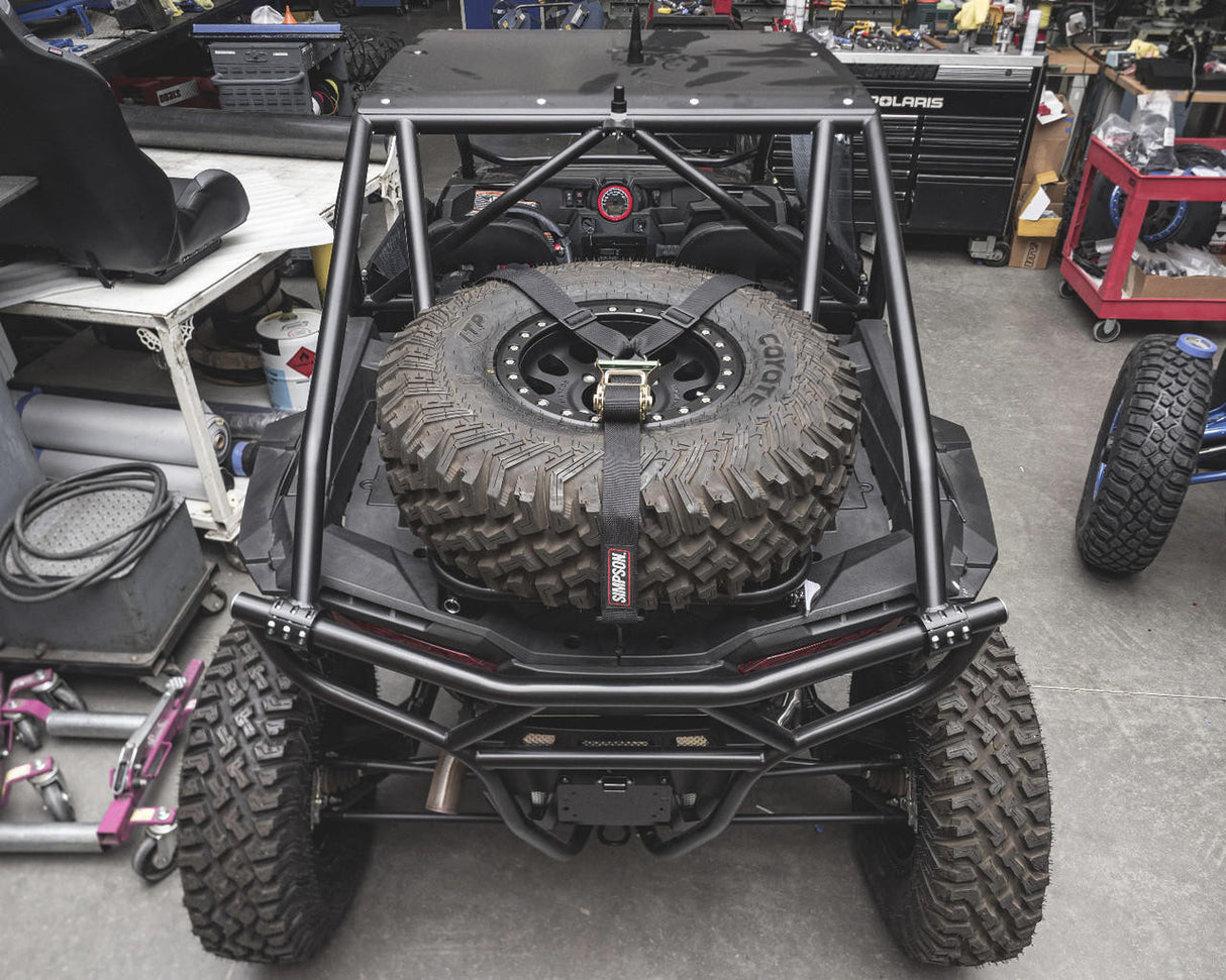 UTV INC POLARIS RZR POP UP SPARE TIRE MOUNT