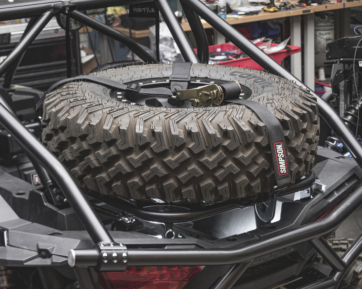 UTV INC POLARIS RZR POP UP SPARE TIRE MOUNT