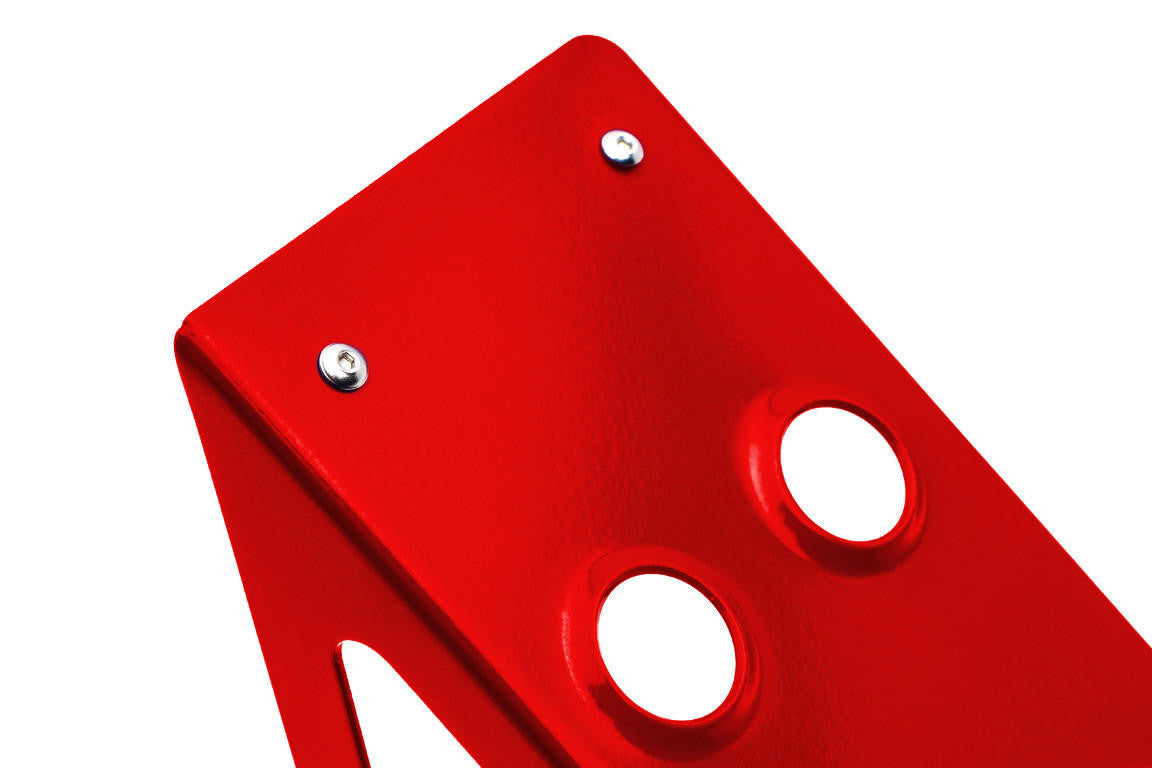 UTV INC POLARIS RZR RED DEAD PEDAL AND FOOT REST COVER SET