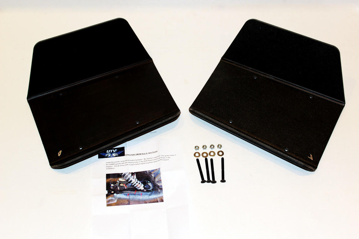 UTV INC POLARIS RZR S 800 REAR LOWER UHMW A ARM GUARDS - PAIR