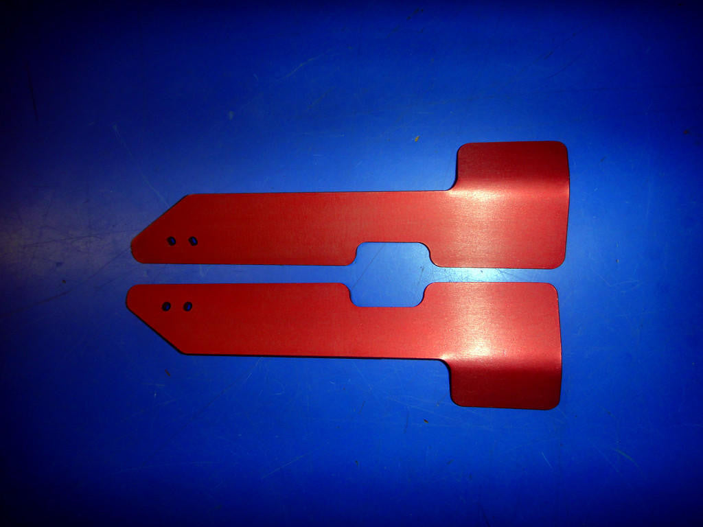 UTV INC POLARIS RZR SEAT LATCH RELEASE LEVERS - RED