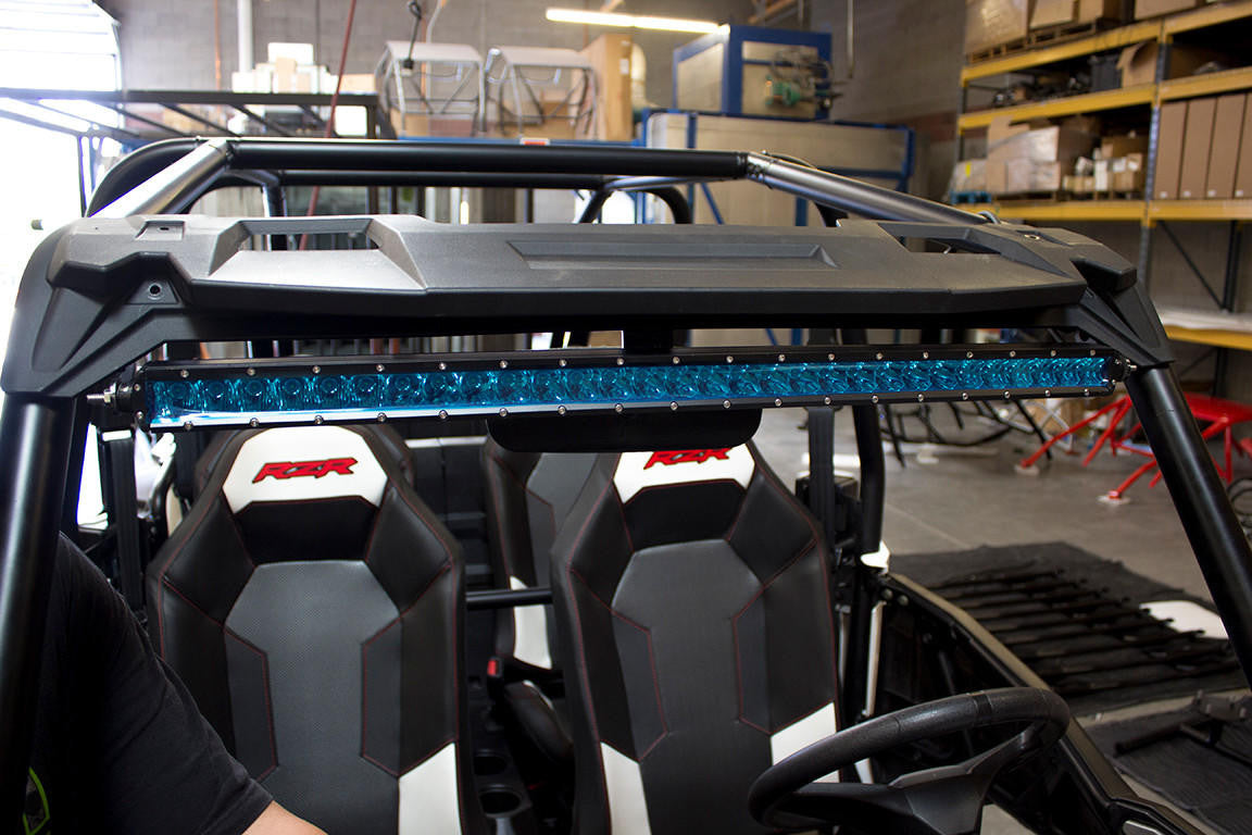 UTV INC POLARIS RZR UNDER ROOF 30" LED LIGHT BAR MOUNTS