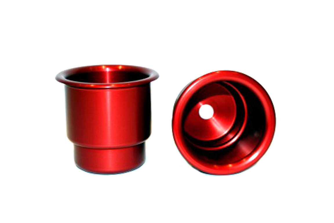 UTV INC POLARIS RZR XP 1000 & 900S RED CUP HOLDER