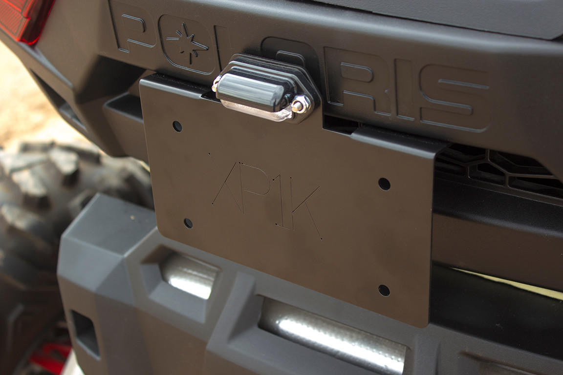 UTV INC POLARIS RZR XP 1000 & TURBO REAR LED LIGHTED LICENSE PLATE KIT