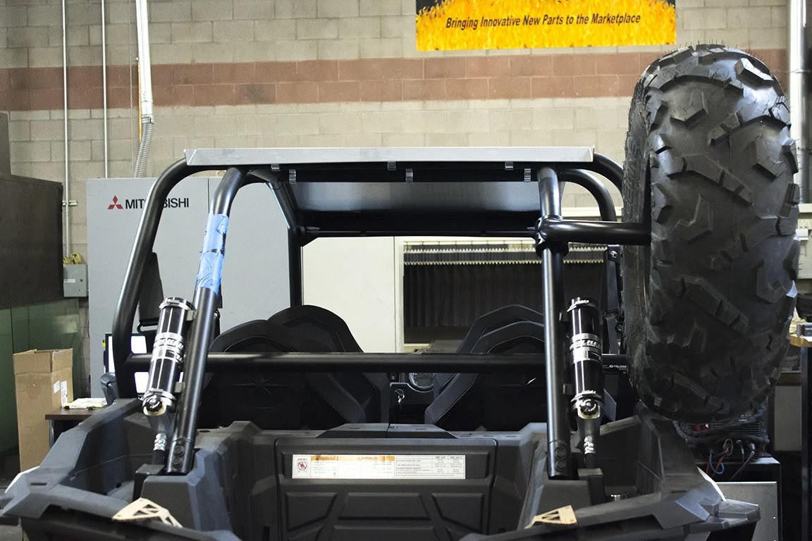 UTV INC POLARIS RZR XP 1000 BLACK SIDE MOUNT SPARE TIRE MOUNT