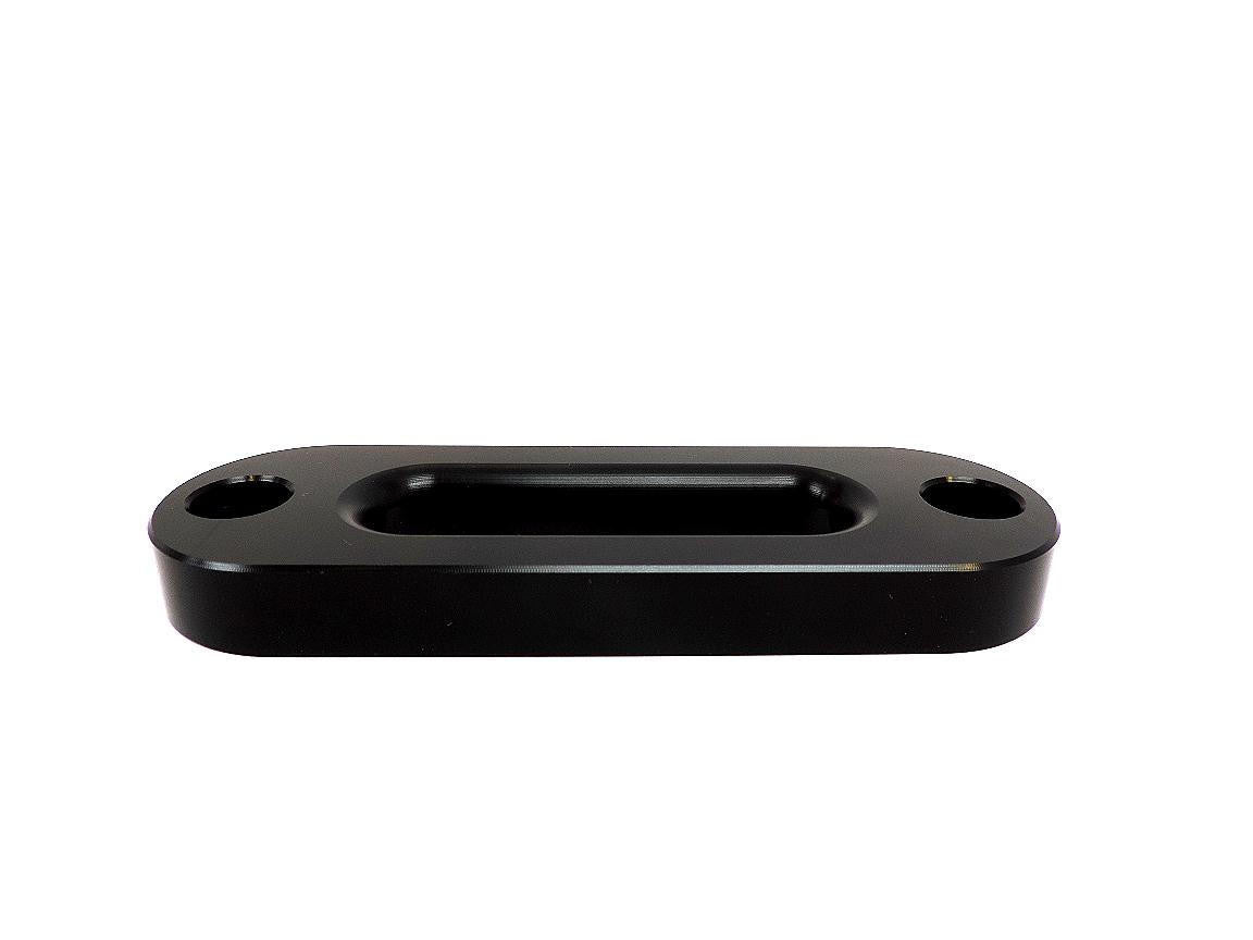 UTV INC HAWES STYLE BILLET ALUMINUM STANDARD WINCH FAIRLEAD - BLACK