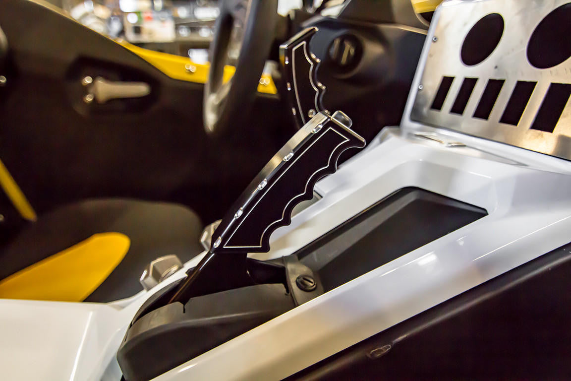 UTV INC YAMAHA YXZ1000R BLACK BILLET ALUMINUM PARKING BRAKE LEVER HANDLE COVER