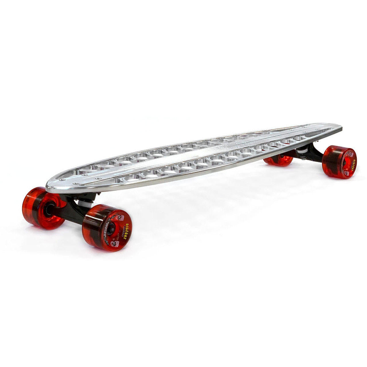 36" Billet Aluminum CNC Machined Longboard Skate Board Complete