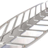 36" Flat Tail Billet Aluminum CNC Machined Longboard with Brass Rivets Skate Board Complete