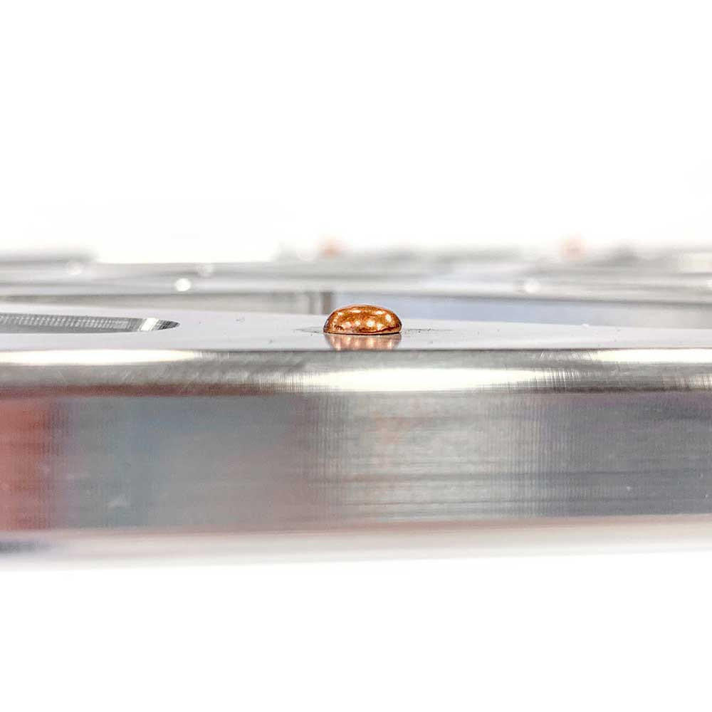 36" Flat Tail Billet Aluminum CNC Machined Longboard with Brass Rivets Skate Board Complete