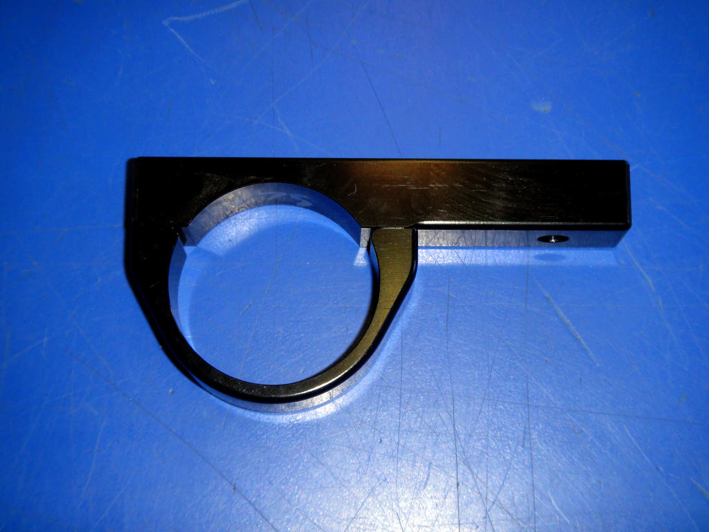 UTV INC BLACK ANODIZED CLAMP ON UNIVERSAL LED / HID LIGHT MOUNT