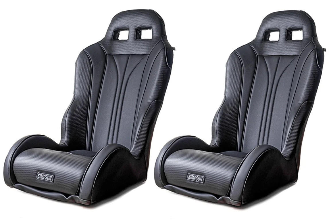 SIMPSON RACING VORTEX II  BLACK SEATS