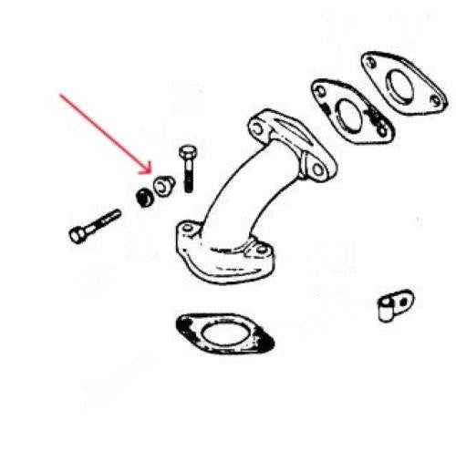 ATC70 INTAKE MANIFOLD INSULATOR BUSHING (SOLD EACH)