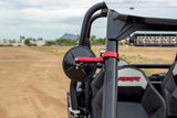 UTV INC 1¾" SPECIAL EDITION SIDE MIRROR - RED CLAMP & ARM - BLACK MIRROR