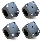 UTV INC 1.75" BILLET ALUMINUM CLAMP ON MOUNTING BRACKET KIT FOR POLARIS CLICK-6 HARNESS