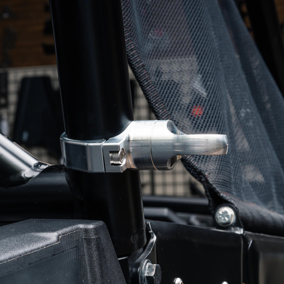 UTV INC 1.75” CLAMP ON BILLET ALUMINUM ADJUSTABLE WHIP MOUNT