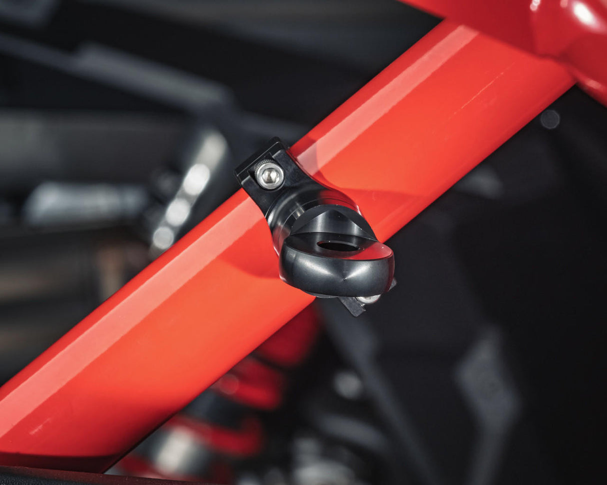 UTV INC 1.75” CLAMP ON BLACK ANODIZED BILLET ALUMINUM ADJUSTABLE WHIP MOUNT