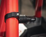 UTV INC 1.75” CLAMP ON BLACK ANODIZED BILLET ALUMINUM ADJUSTABLE WHIP MOUNT