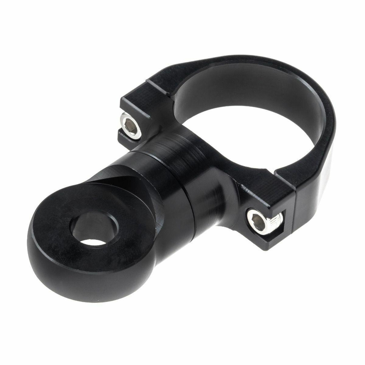 UTV INC 2” CLAMP ON BLACK ANODIZED BILLET ALUMINUM ADJUSTABLE WHIP MOUNT
