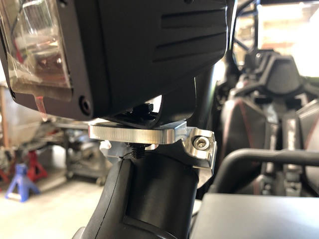 UTV INC 2.0" CLAMP ON BILLET A-PILLAR MOUNT - MACHINED