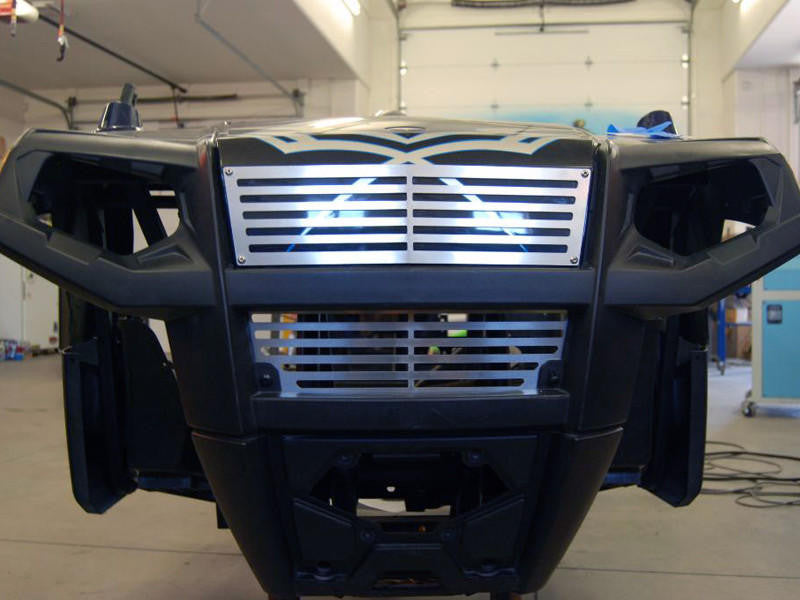 UTV INC 2008 2009 2010 POLARIS RZR RZR-S RZR-4 2 PC GRILL GRILLE SET